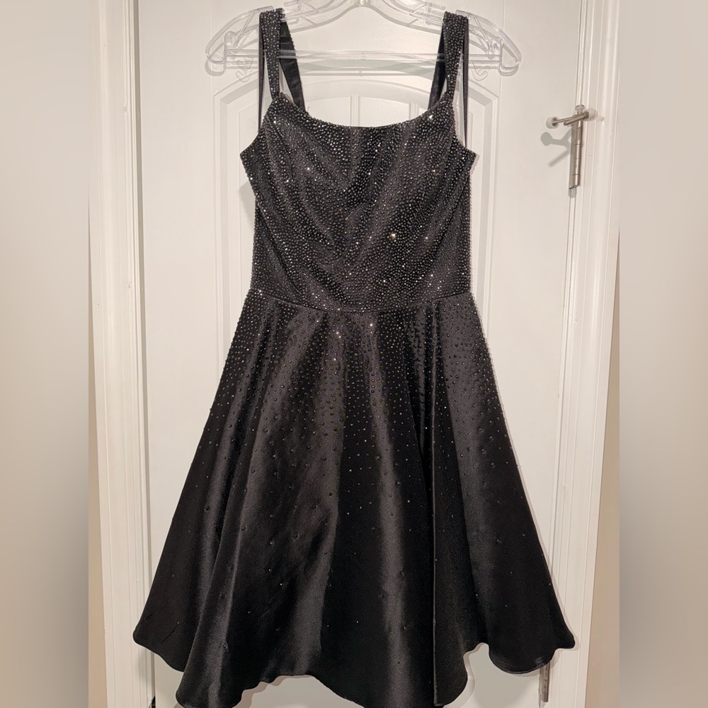 Elegant Black Prom Dress - Dance-Birthday-special event - beautiful -size small